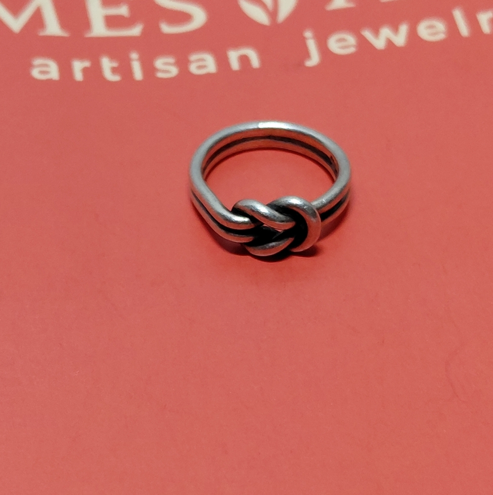 James Avery Silver Knot Ring - image 1